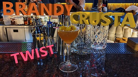 How to make BRANDY CRUSTA TWIST by Mr.Tolmach #GoPro