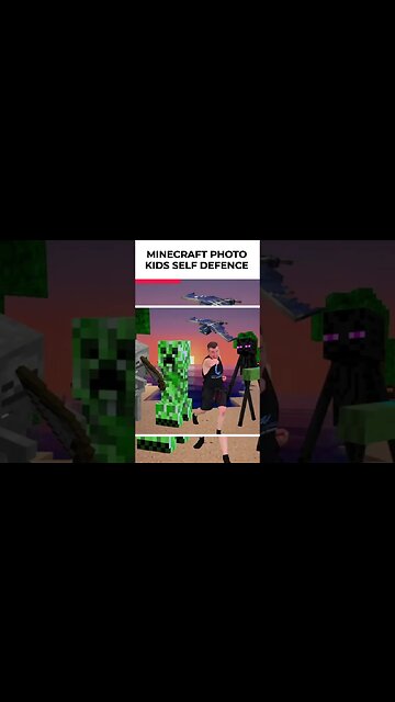 KIDS SELF DEFENCE - MINECRAFT - Improve Fitness, Movement, Confidence engage virtually!