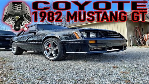 The finishing touches on the coyote swapped 1982 Mustang GT!