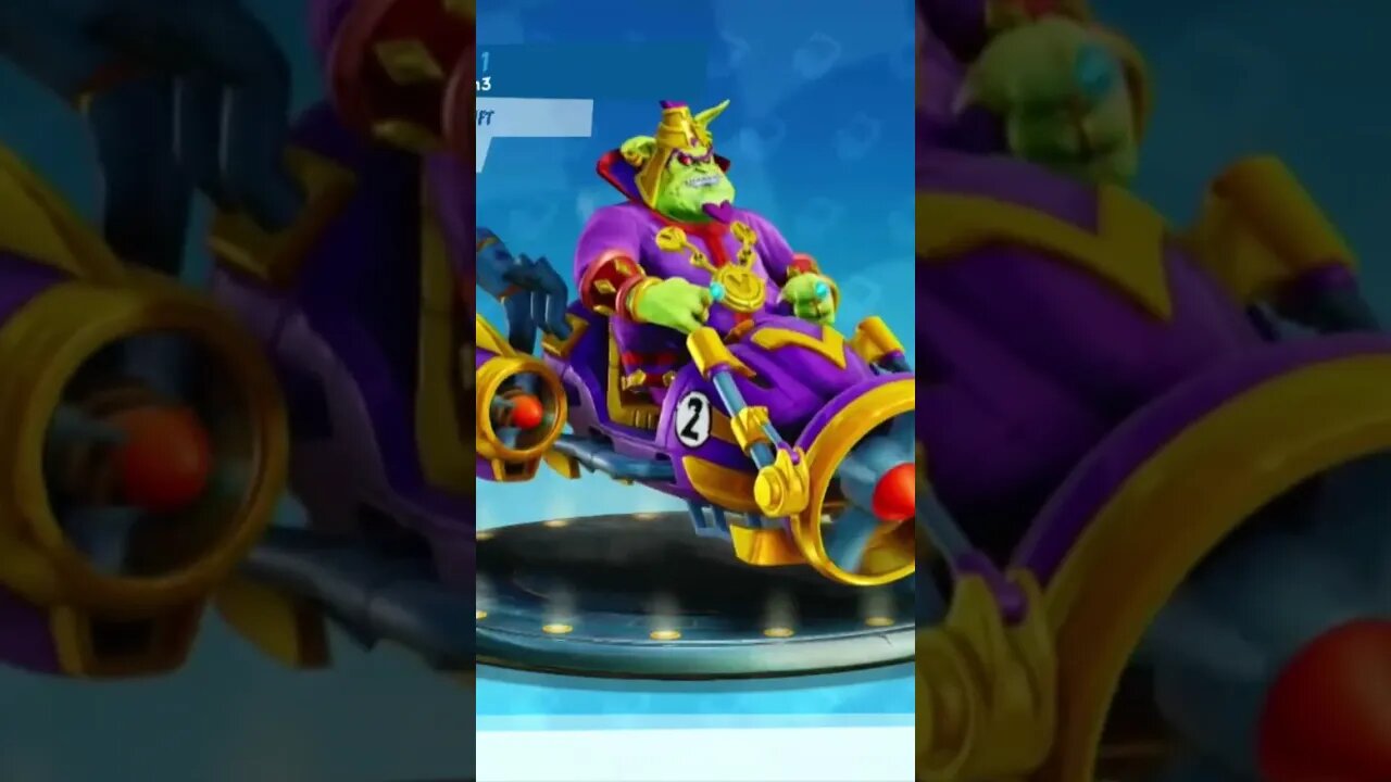 Emperor Velo XXVII Idle Animation - Crash Team Racing Nitro-Fueled