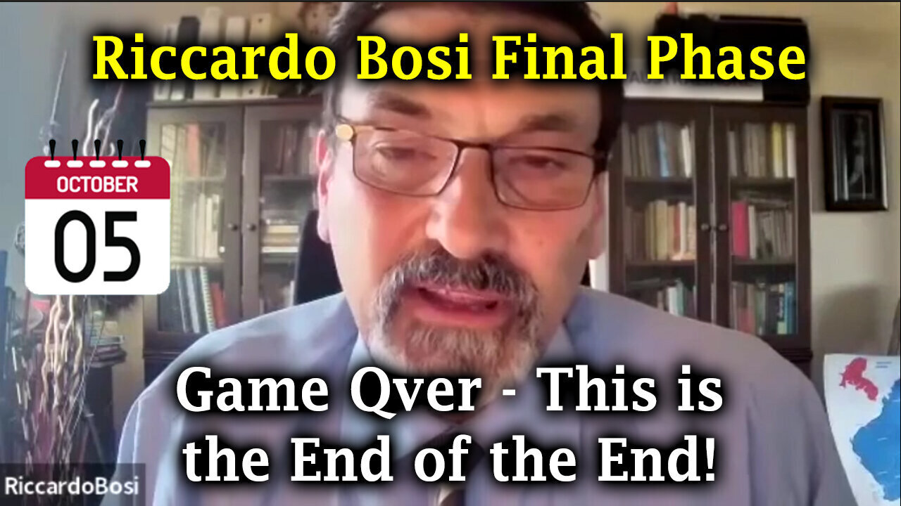 Riccardo Bosi Great "Final Phase of War" - The White Hats Intel ~ Game Qver