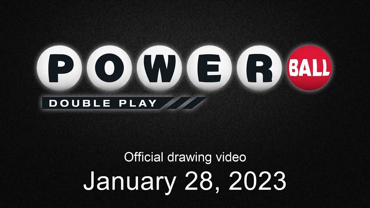 Powerball Double Play drawing for January 28, 2023