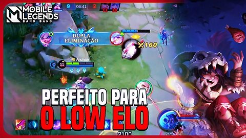 DEPOIS DO BUFF, ELE NA JUNGLE TA BEM BOM PRO LOW ELO | MLBB