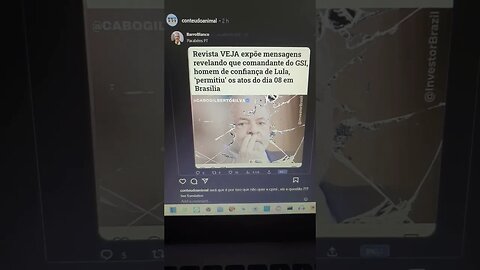 revista Veja expõe mensagens revelando que comandante do GSI permitiu os atos do dia 8em Brasília