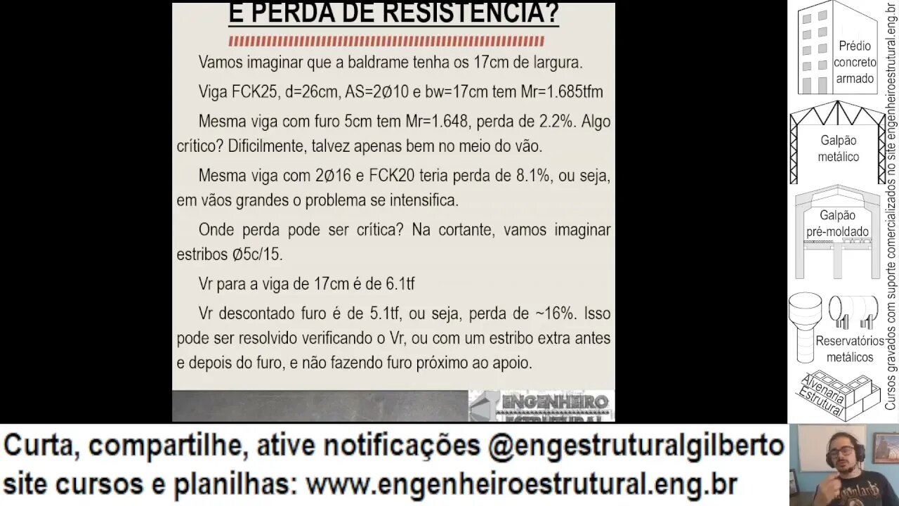 Como dimensionar baldrame com tubulação vertical #engestrutural
