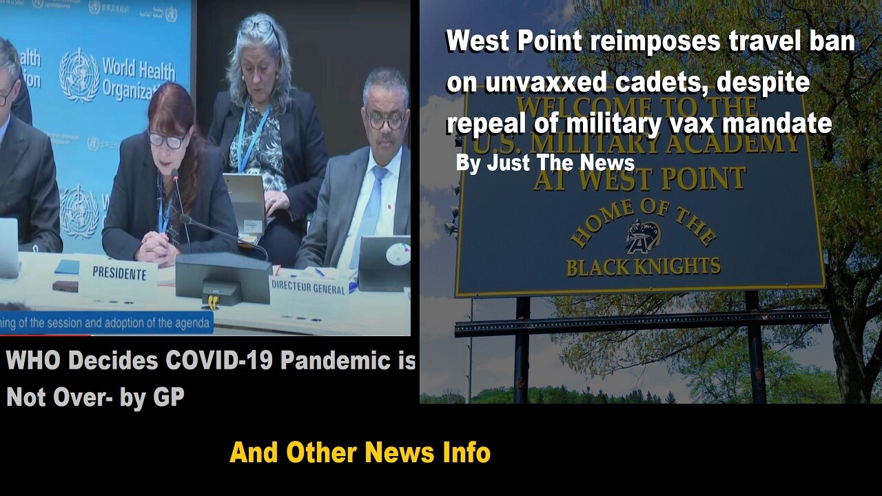 WHO Decides COVID-19 Pandemic is Not Over, Other News Updates