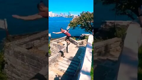 PARKOUR NEAR THE SEA 🧜‍♂️