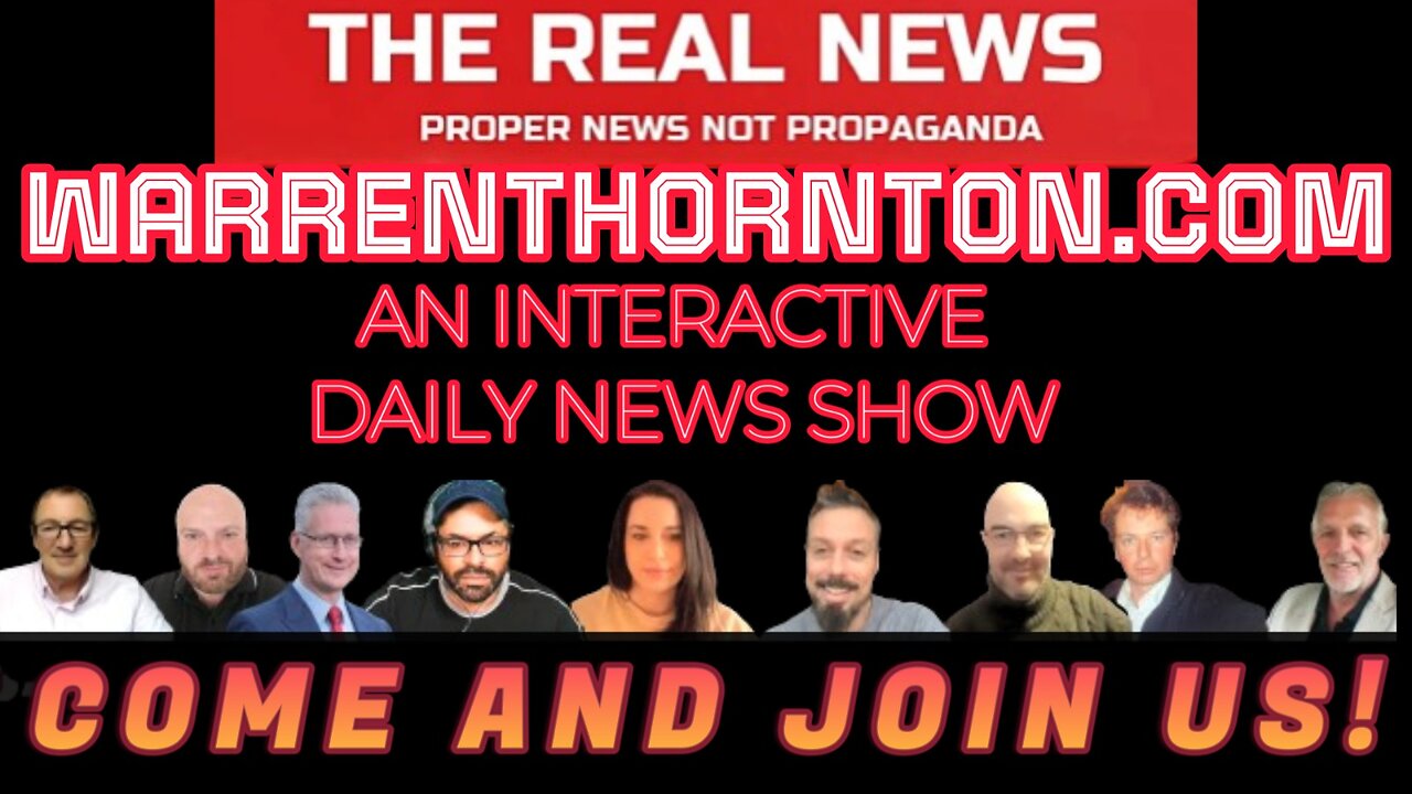 AN INTERACTIVE DAILY NEWS SHOW WITH WARREN THORNTON