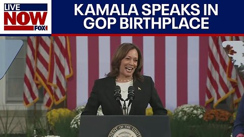 FULL SPEECH: Kamala speaks near Ripon Wisconsin, 1854 birthplace of GOP | LiveNOW from FOX