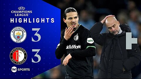 Man City Blow Three Goal Lead 🤯 | Man City 3-3 Feyenoord | UEFA Champions League Highlights