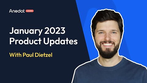 Anedot Learn: January 2023 Product Update