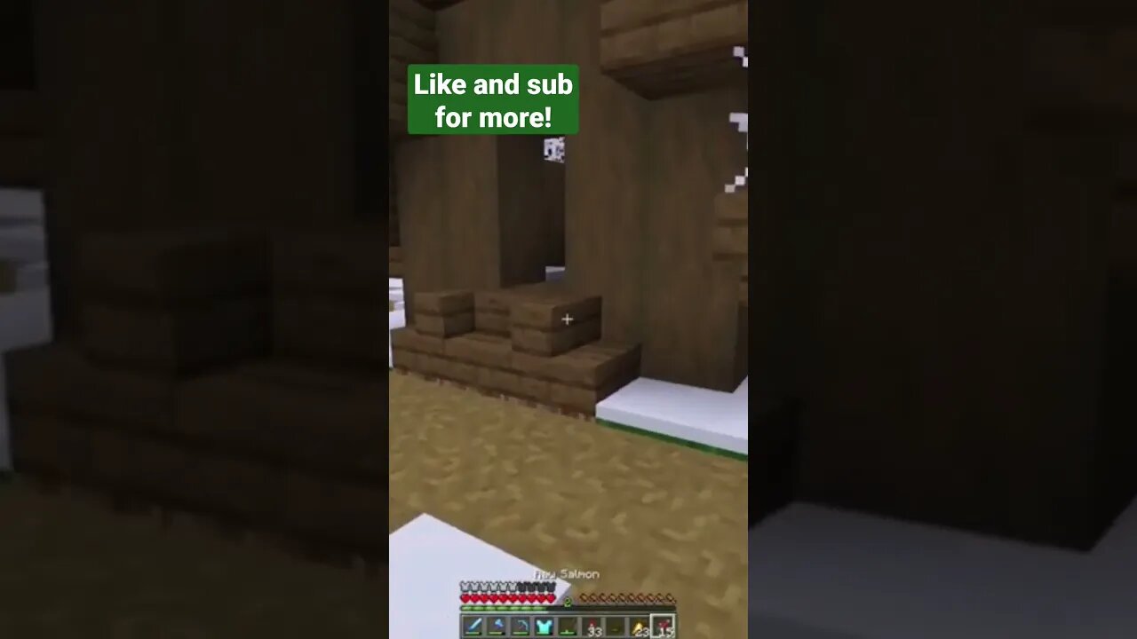 How to make friends in #minecraft #shorts 🤣