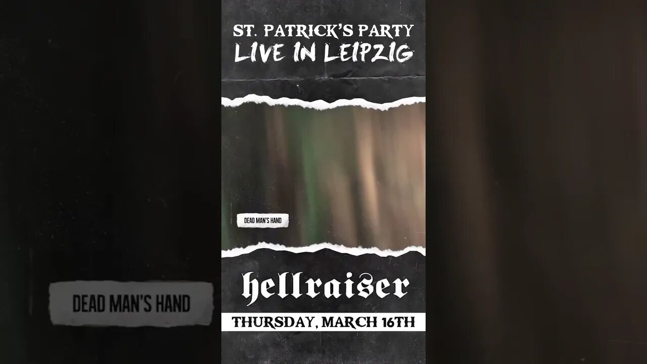 Leipzig, seeya St. Patrick’s Eve at Hellraiser! 😈