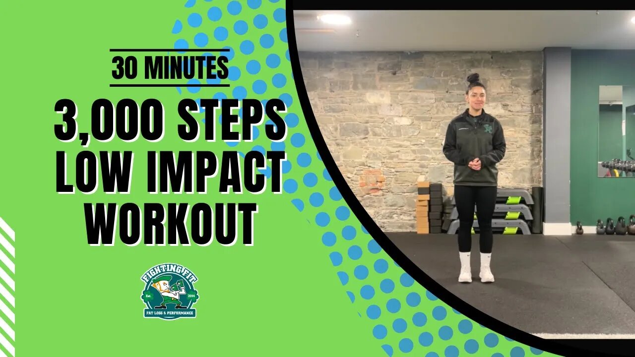 3,000 Step Workout | 30 Minutes | Low Impact