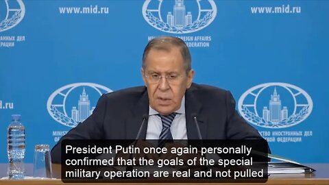 NEW - S. Lavrov Press Conference - Answers to Media Part 1 - Jan 18, 2023 - Read in American English