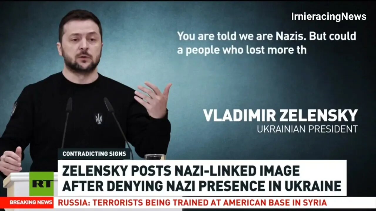 Zelensky posting **** symbolism in Social Media - State Media ignores