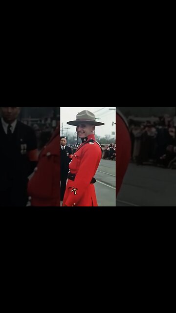 1939 - Royal Tour Queen Elizabeth and King George VI visit Toronto. Enhanced AI Technology