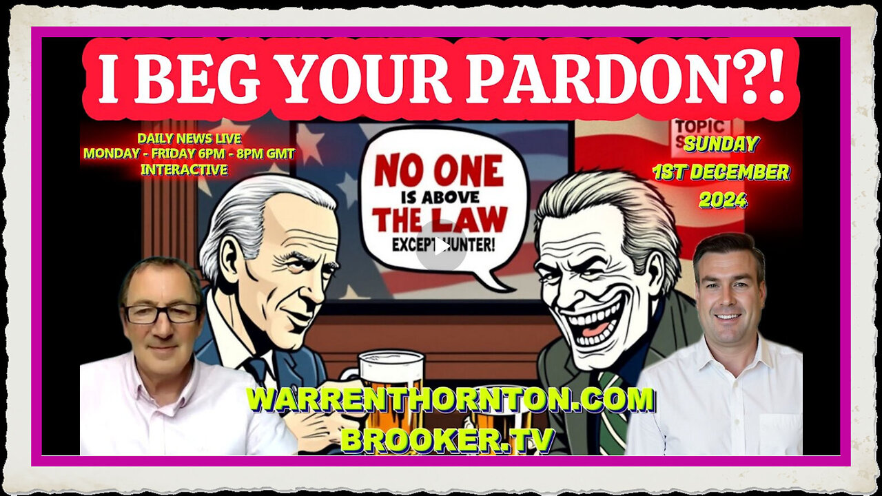 I BEG YOUR PARDON ! WITH WARREN THORNTON PAUL BROOKER