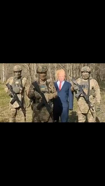 Kokols burn an effigy of Trump