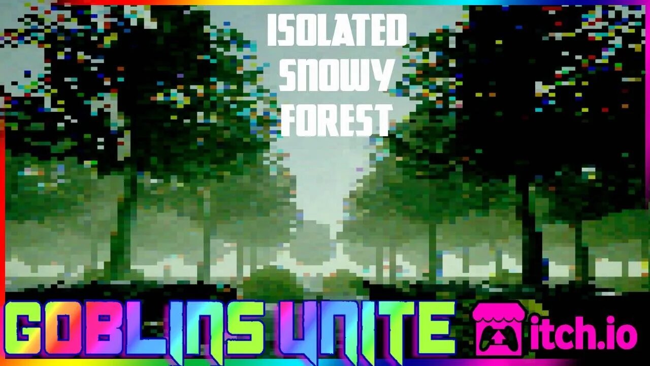 SNOW HORROR ITCH.IO - Isolated Snowy Forest