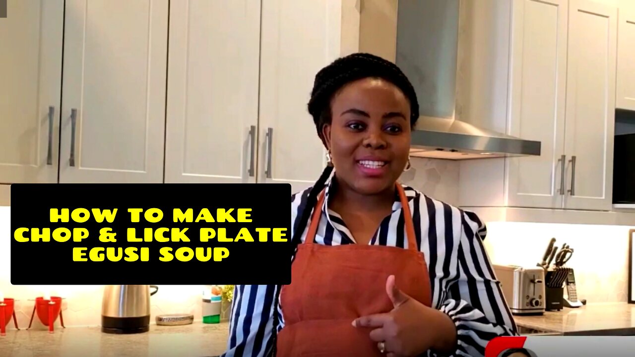 How to Make Delicious Egusi Soup | Chop and Lick Plate Fried Egusi Soup