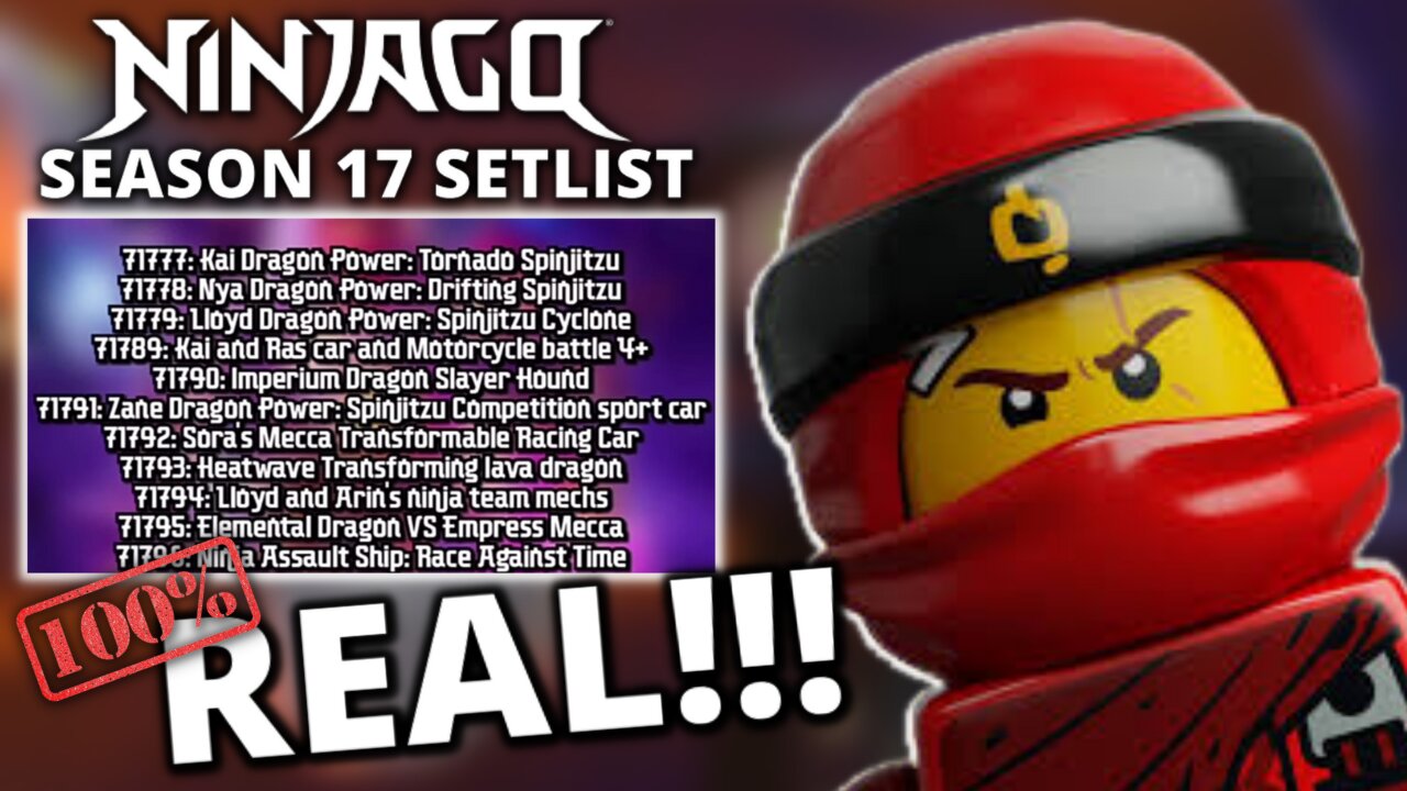 Ninjago Season 17: 100% Real Setlist!