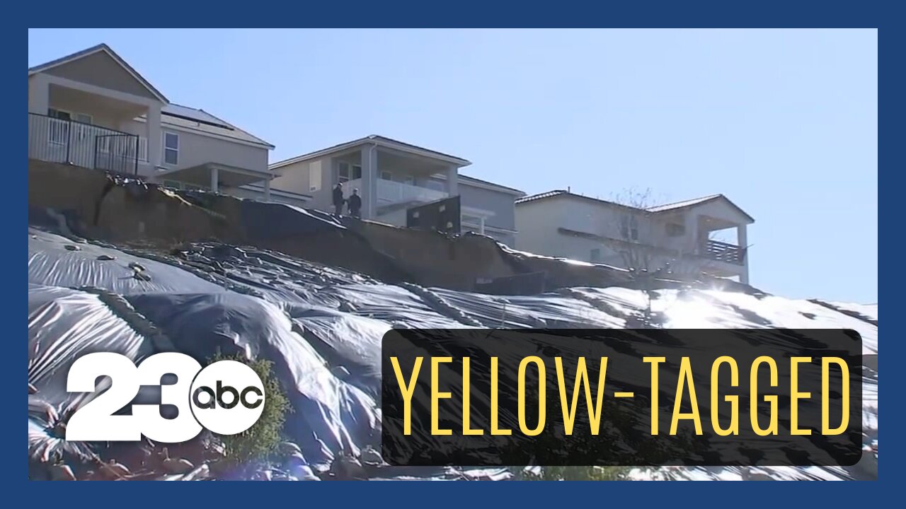 Landslide leaves 6 homes yellow-tagged in Santa Clarita