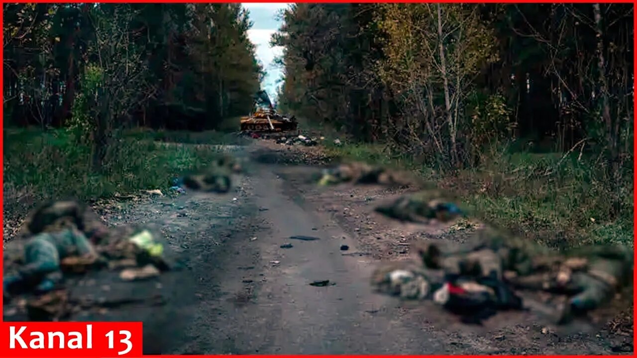 Dead Russian infantry littered road and fields: Reasons of failure of Putin's army in Donbas