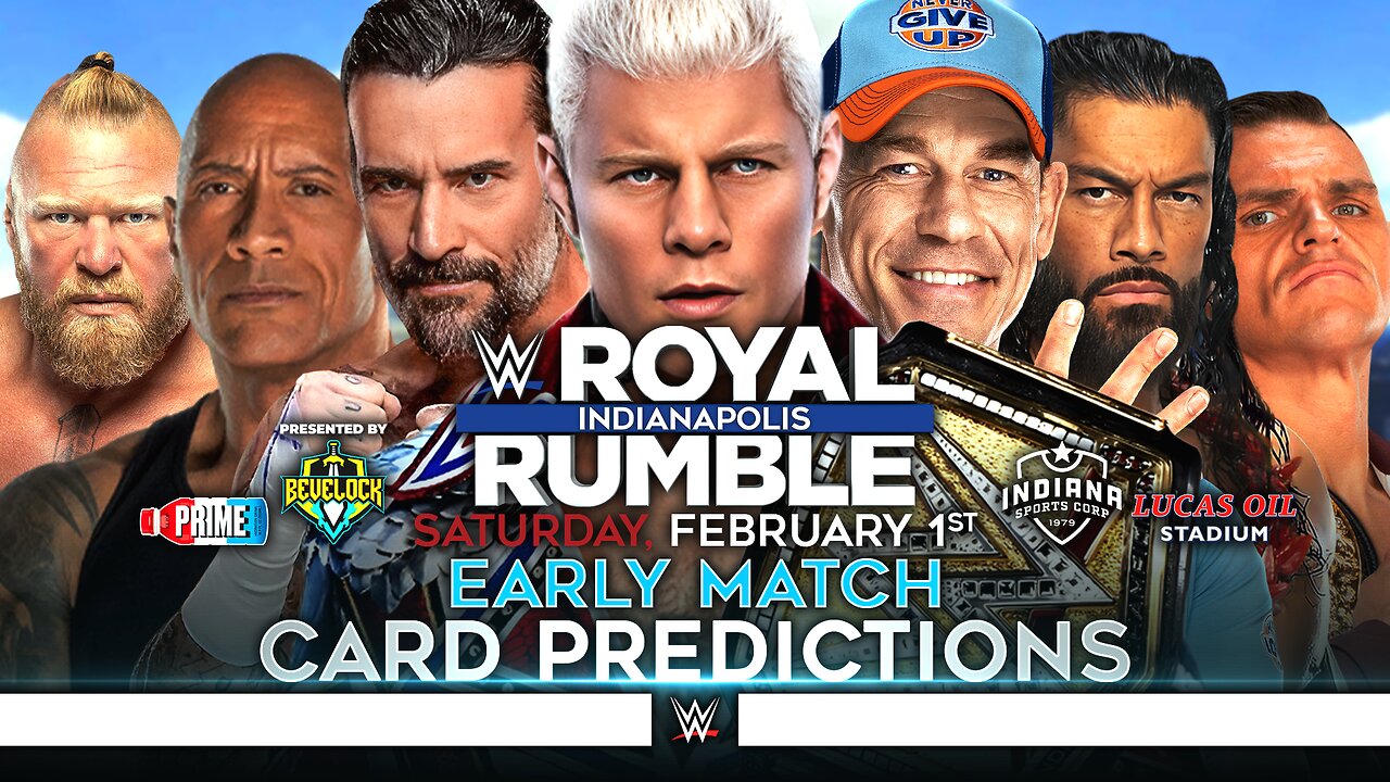 WWE Royal Rumble 2025 - Match Card Predictions | Bevelock