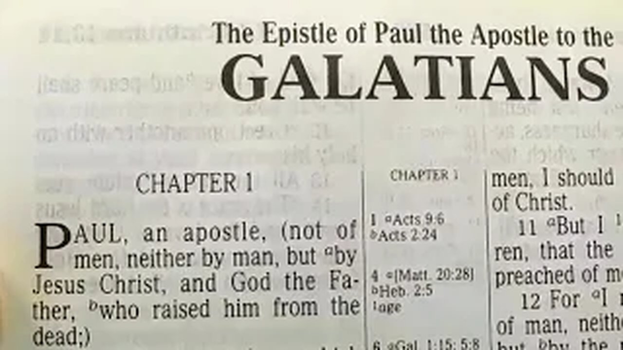 Galatians: Chapters 01-03