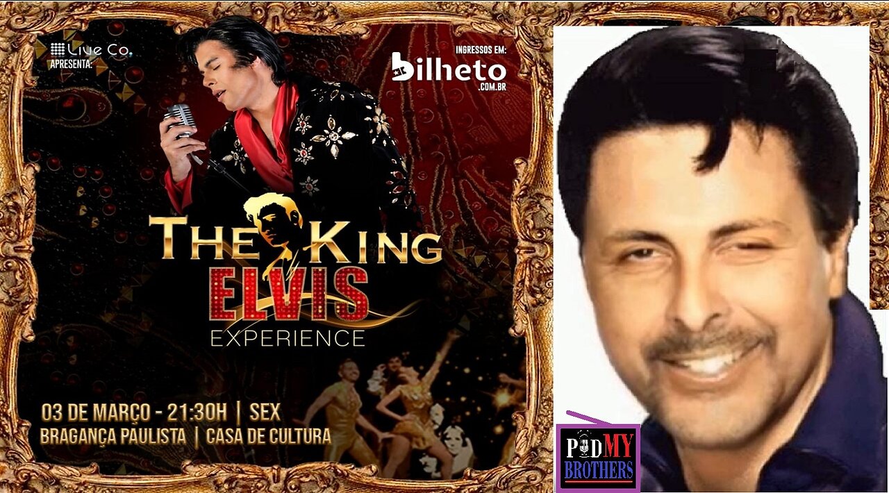 ESPETÁCULO THE KING ELVIS EXPERIENCE EM BRAGANÇA PAULISTA