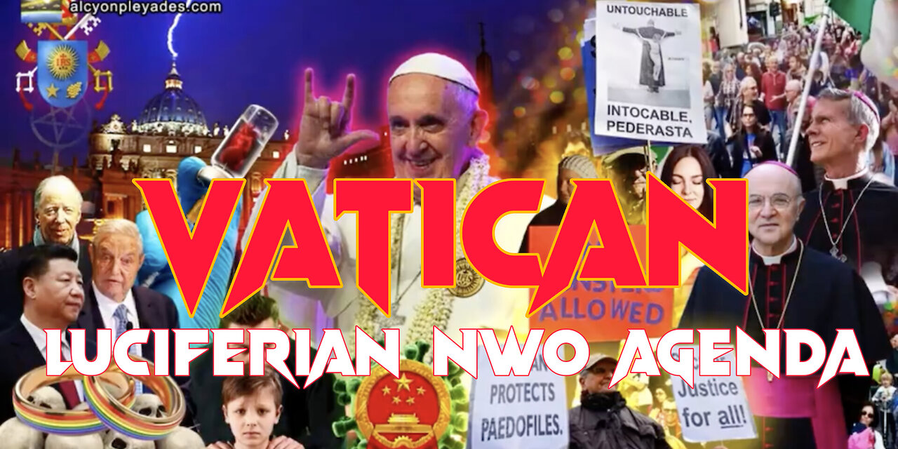 ❌👹POPE FRANCIS, GLOBALIST, GREAT RESET, PRO-VACCINE, LGBT, ABUSE, SATANIST BY ALCYON 👹❌