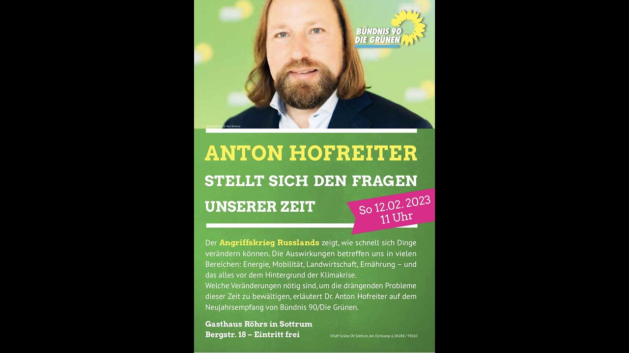 12.02 2022 Die Grünen in Sottrum Anton Hofreiter