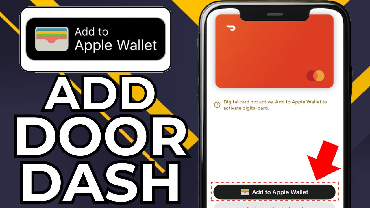 HOW TO ADD DOORDASH CARD TO APPLE WALLET