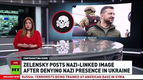 Zelensky posts Nazi-linked image after denying Nazi presence in Ukraine