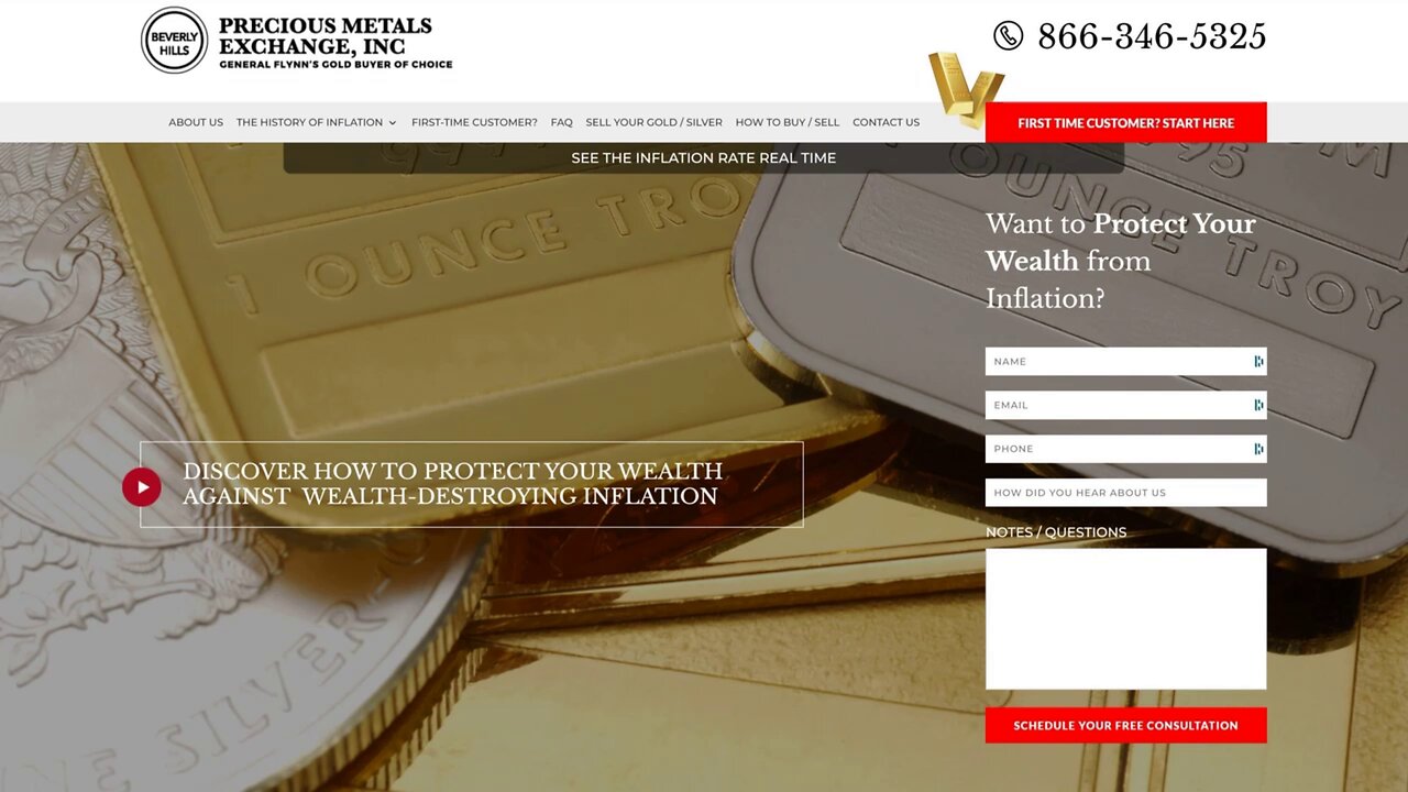 Beverly Hills Precious Metals Exchange Promo