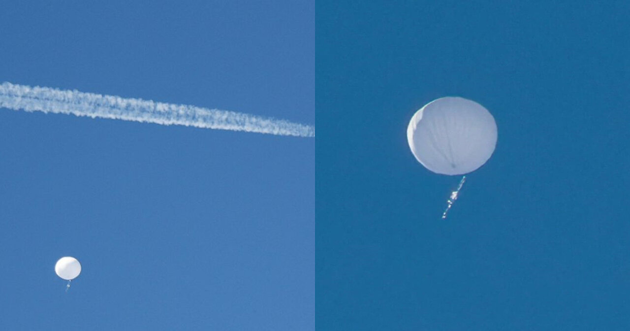 New Video Emerges of Chinese Spy Balloon Being Shot Down