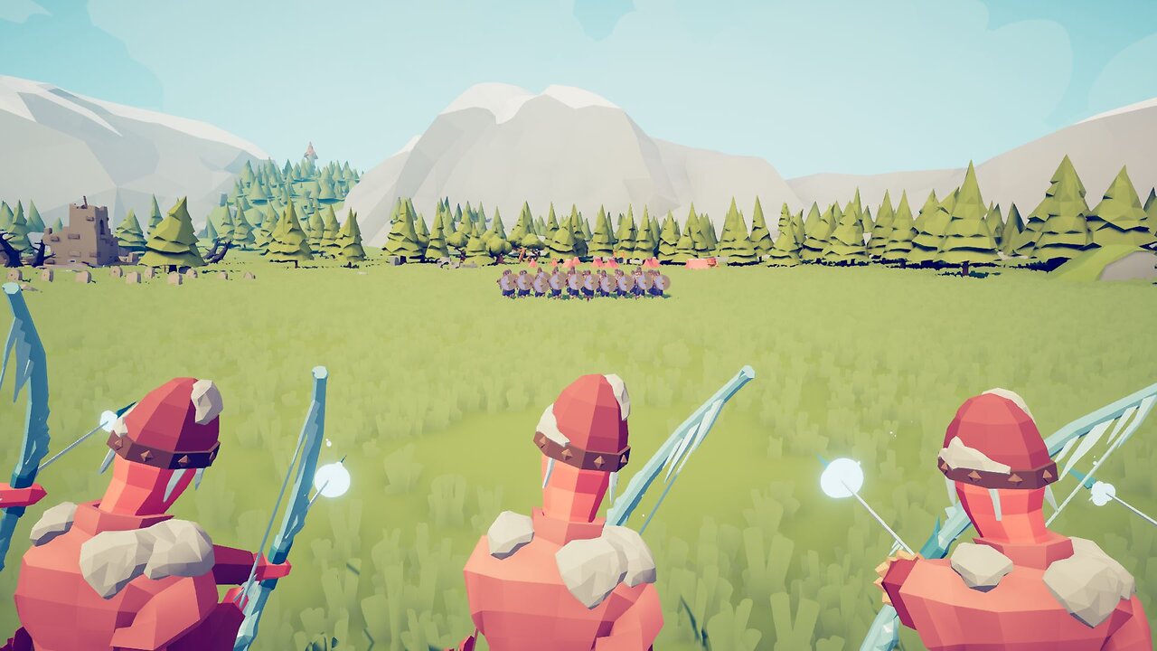 40 Ice Archers Versus 40 Brawlers || Totally Accurate Battle Simulator