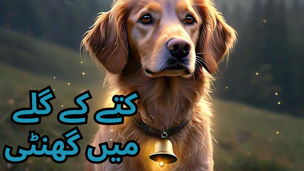 A bell around a dog's neck | کتے کے گلے میں گھنٹی | AN INTERESTING STORY | ANIMAL STORIES