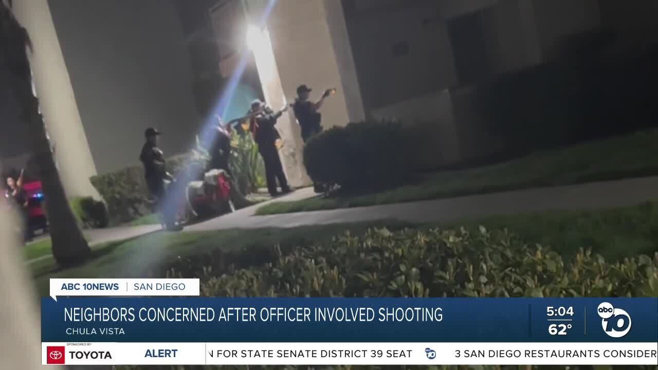 VIDEO: Tense moments before Chula Vista police shoot homeless man wielding knife