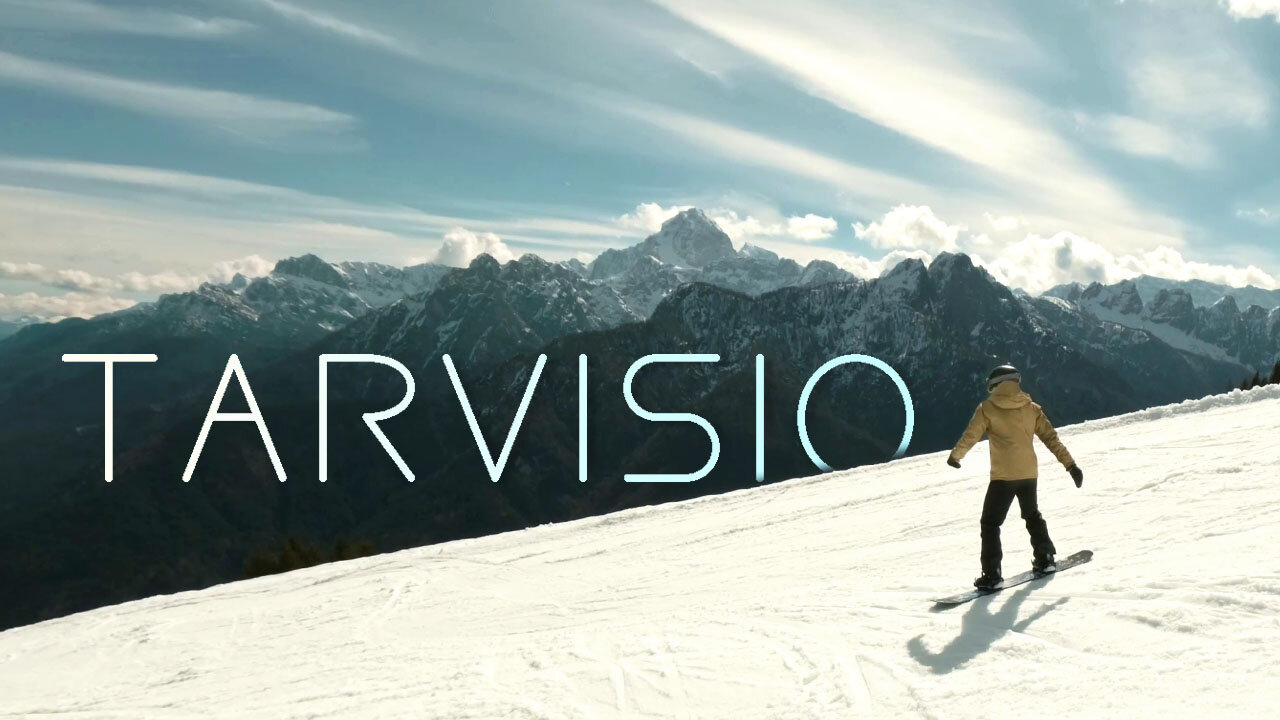 Snowboarding in Tarvisio