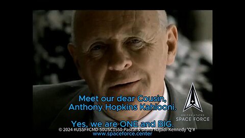 MEET OUR DEAR COUSIN, ANTHONY HOPKINS KAHLOONI