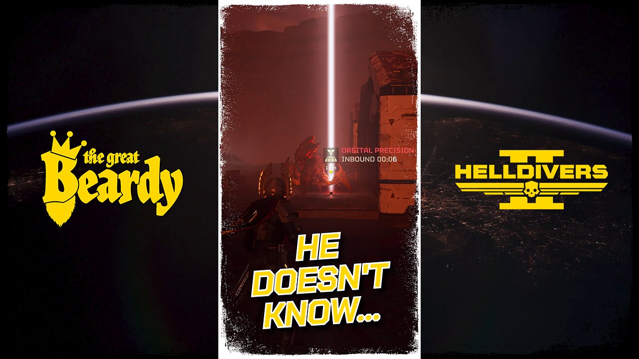 HE DOESN'T KNOW! // Beardy Highlights // Helldivers 2 // Short 11