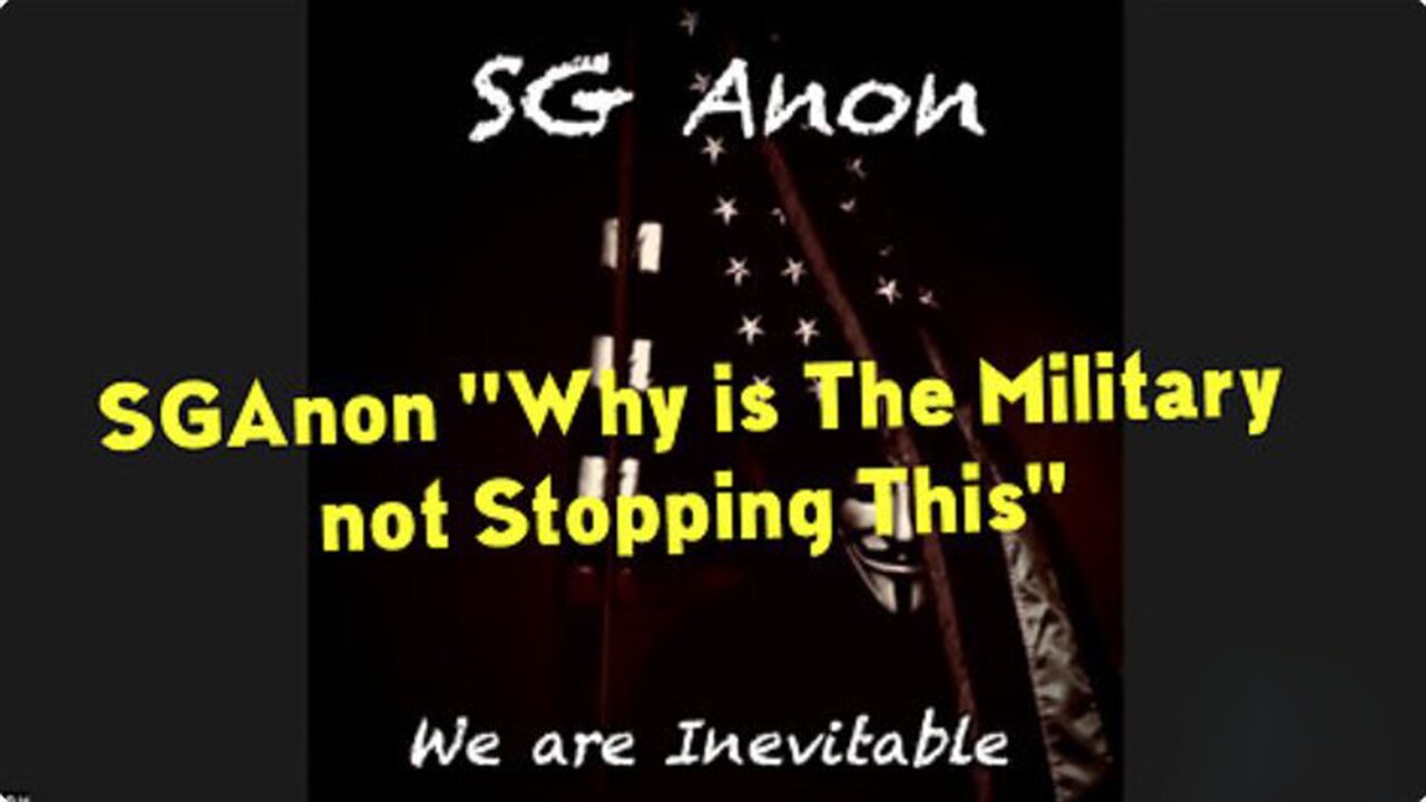 SG Anon BREAKING - "Dark Military"