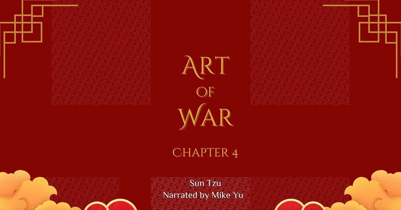 Art of War - Chapter 4 - Tactical Dispositions - Sun Tzu (Blackscreen)