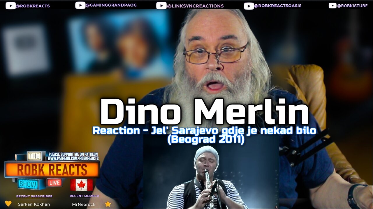 Dino Merlin Reaction - Jel Sarajevo gdje je nekad bilo Beograd 2011- First Time Hearing