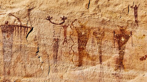 Buckhorn Draw Utah Petroglyphs and Dinosaur Track