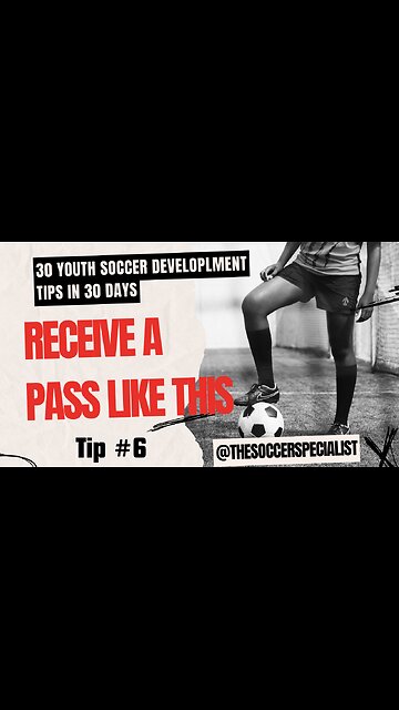 Receive A Pass Like This| 30 Youth Soccer Tips In 30 Days | Day 6