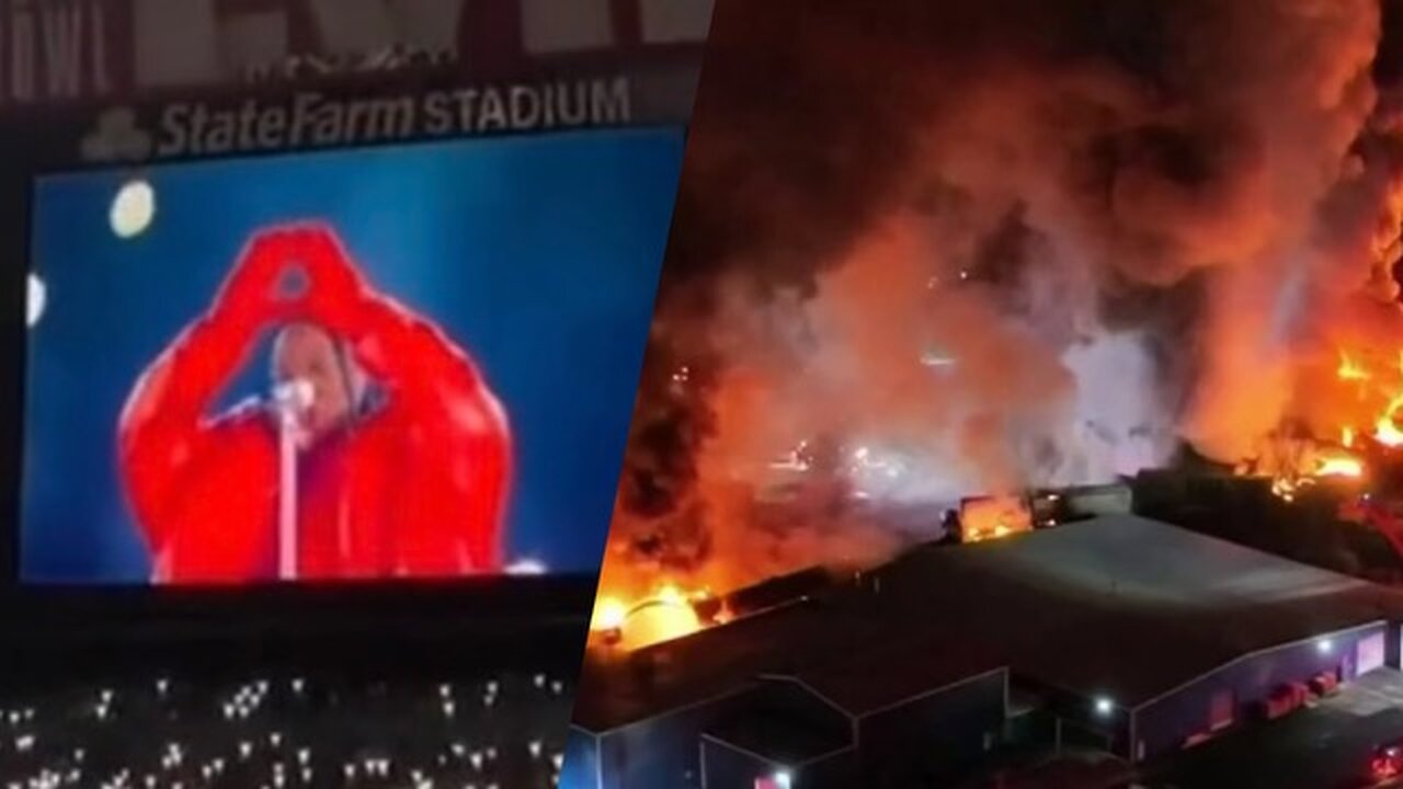 everyone saw the Super Bowl half time show but who saw the train wreck in Ohio?!