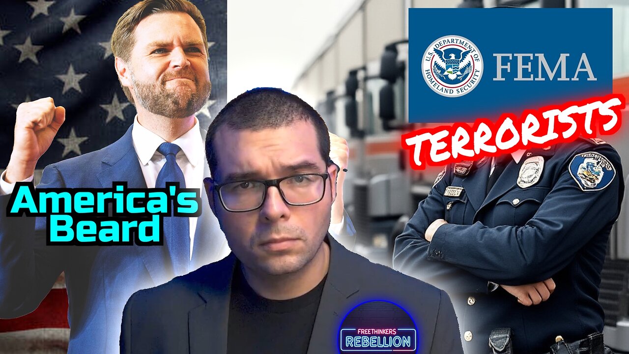 FEMA Terrorists stopping Aid to Americans. Never Trumpers for Trump. JD Vance's beard TC 10/3/24